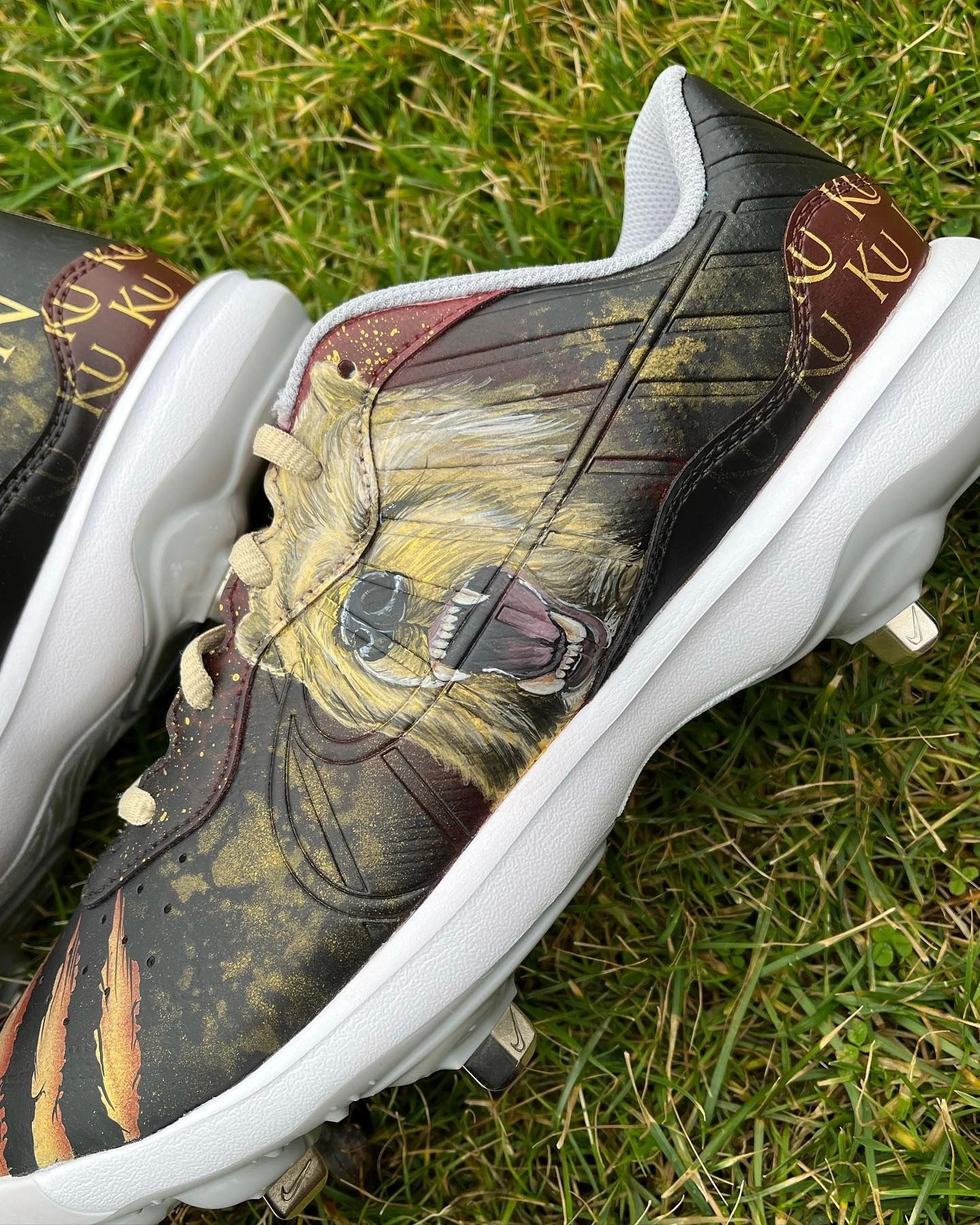 Hrusovsky Custom Kicks Custom Painted Shoes, Cleats